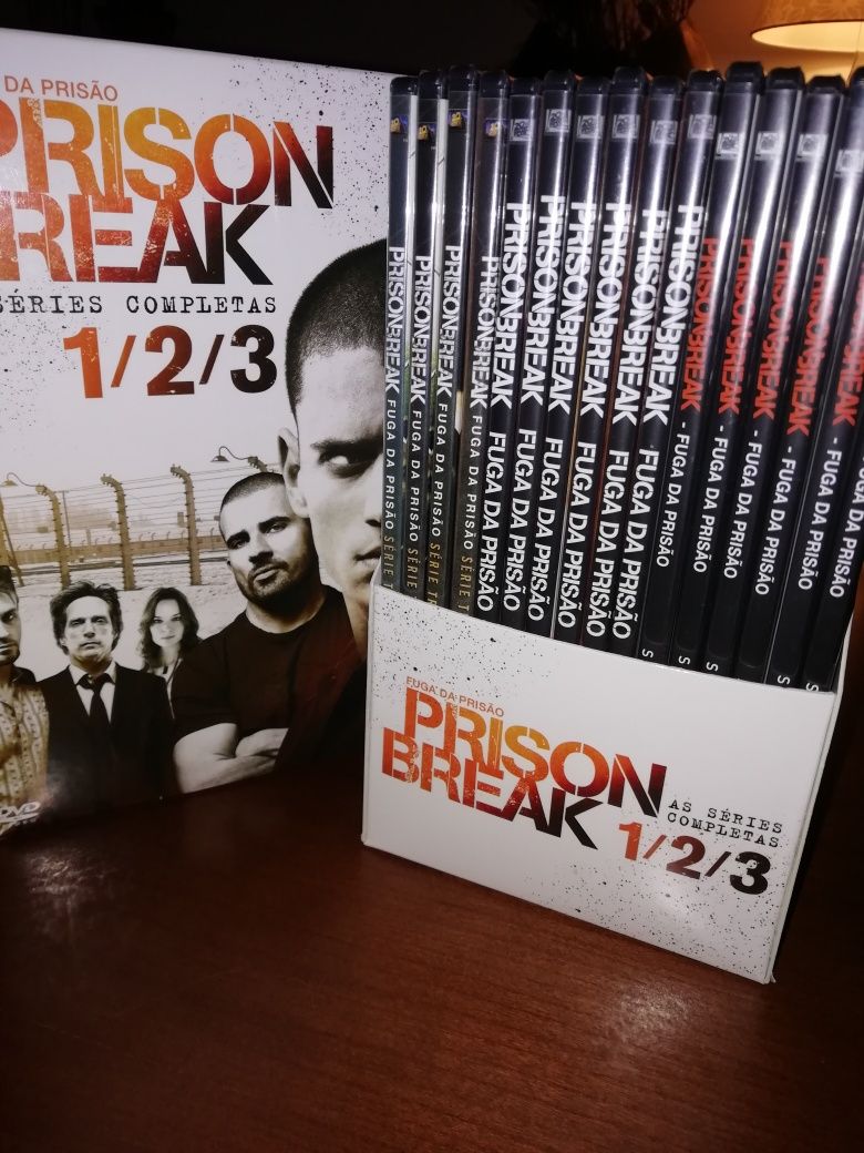 Caixa DVD Prison Break 1-2-3