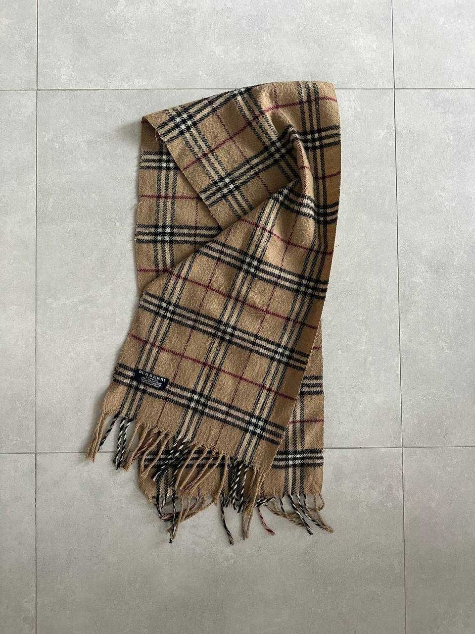 Шарф Burberry ретро кашемір стиль осінь зима брендовий аксесуар