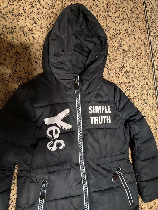 Курточка демисезонная теплая рост 170 см.