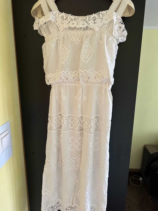 платье сарафан dolce & gabbana  шелк прошва