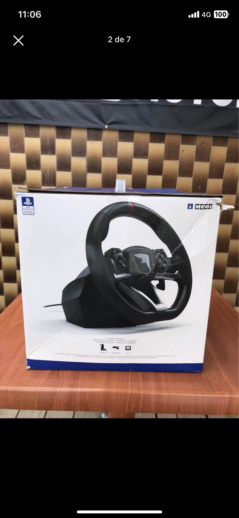 Volante para ps4, ps5 e pc
