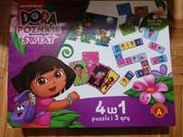 gra Dora poznaje świat 4 w 1