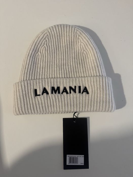 Czapka la mania nowa oryginalna kremowa