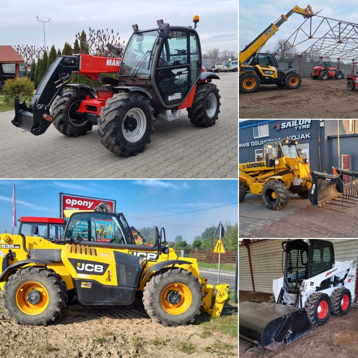 Zastępczy ciągnik rolniczy ładowarka teleskopowa wynajem