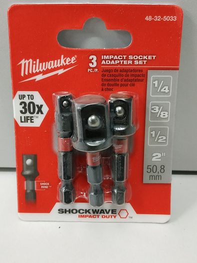 Milwaukee Shockwave 48-32-5033 переходник адаптер  на головки Оригинал