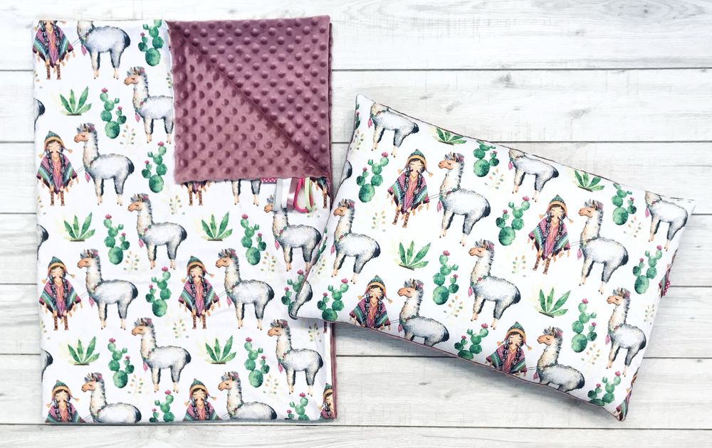 WYPRZEDAŻ Pościel przedszkolaka minky kocyk 100x135