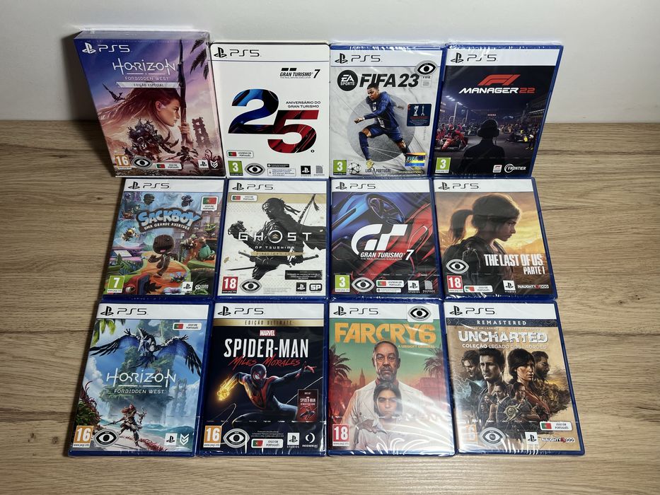 PS5 | Jogos playstation 5 - como novos