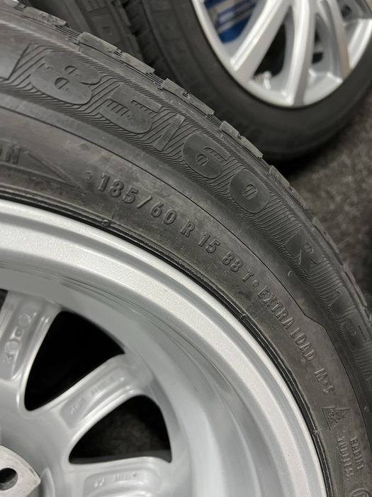 Диски з шинами R15 4/108 Ford Fiesta,Fusion,Focus