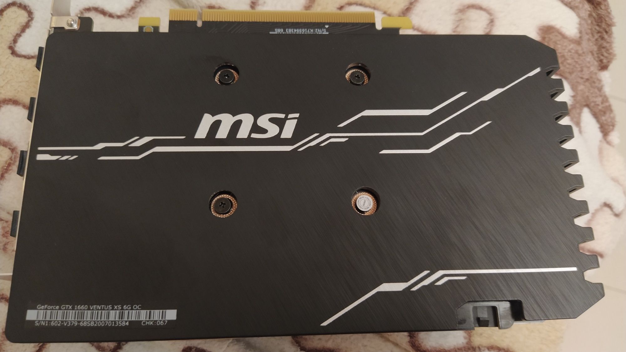 MSI GTX 1660 Ventus XS 6G OC