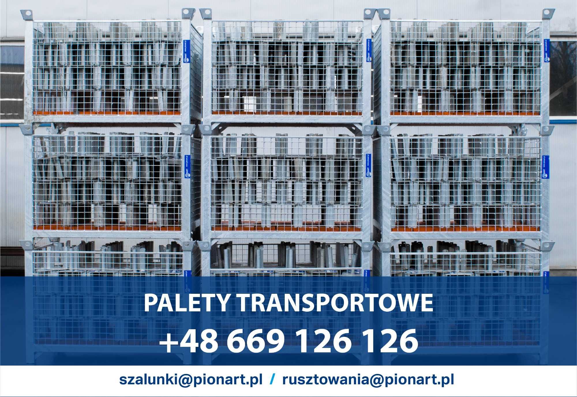 Paleta modułowa z niższą przednią burtą - na głowice krzyżowe - NOWA