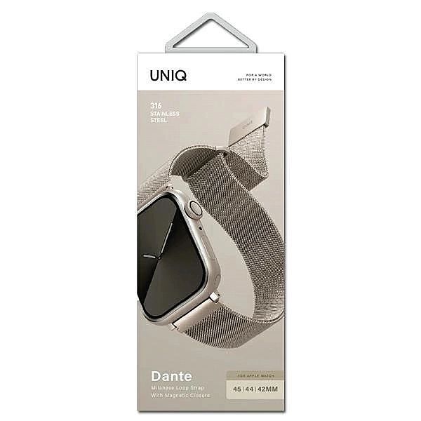 Pasek Uniq Dante Stainless Steel na Apple Watch 1/2/3/4/5/6/7/8/SE/SE2