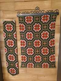 Kilim norweski skandynawski kilim ozdobny wzór norweski haftowany