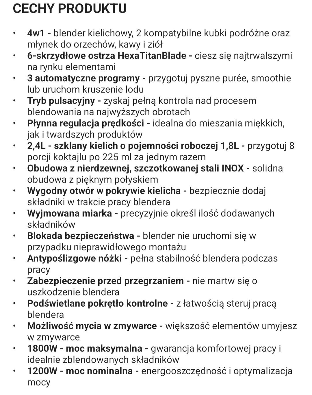 Sprzedam blender kielichowy