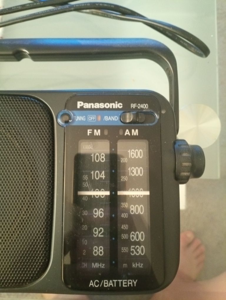 Radio FM Panasonic z kablem