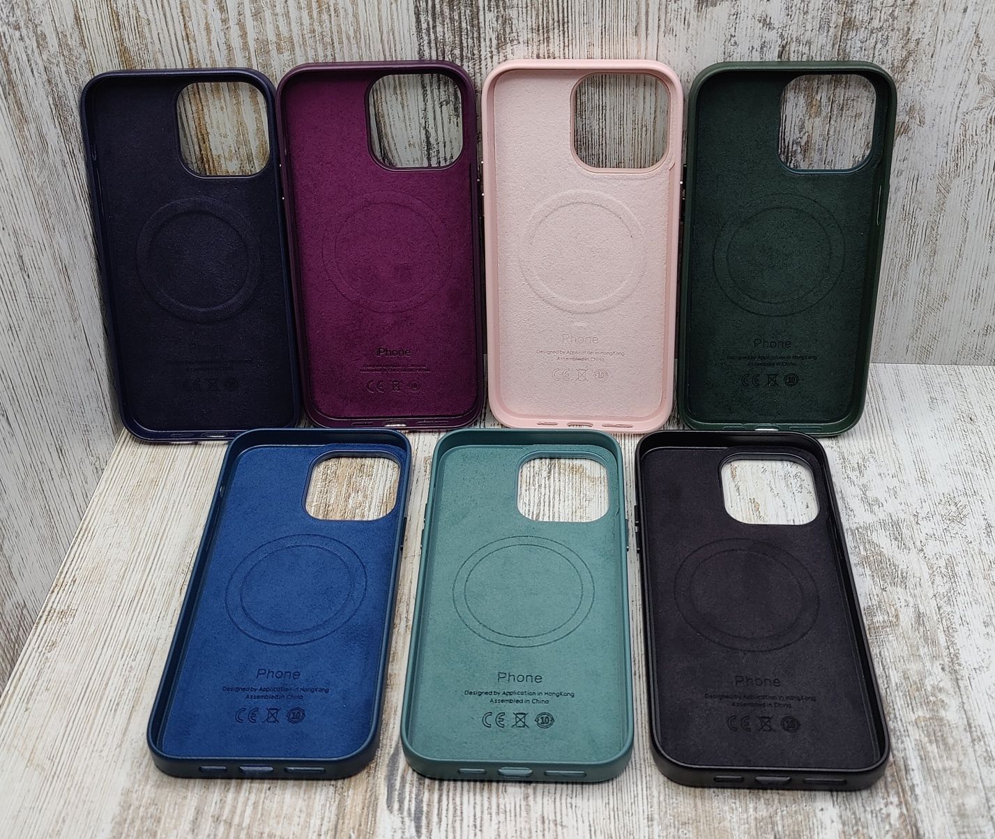 ТОП‼️ Чехол Leather Case MagSafe на iPhone 14 Pro Max