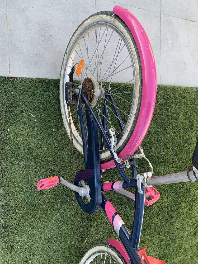 Bicicleta Roda 24 para 9-12 anos crianca menina btwin decathlon
