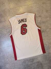 Koszulka Sportowa Koszykówka Miami Heat 6 James