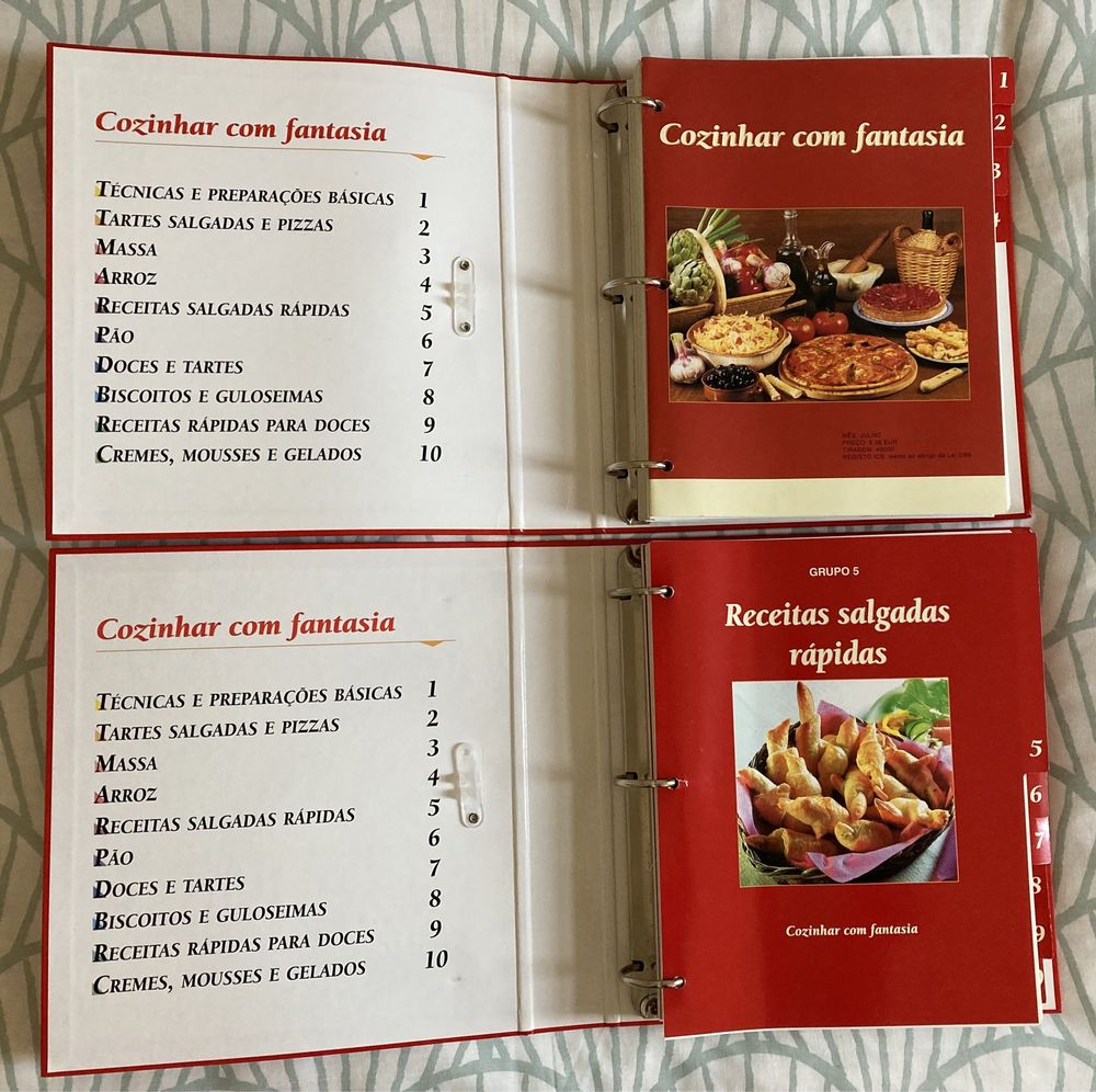 Livro Cozinhar com Fantasia, de Paolo Patanè (Colecção Completa)