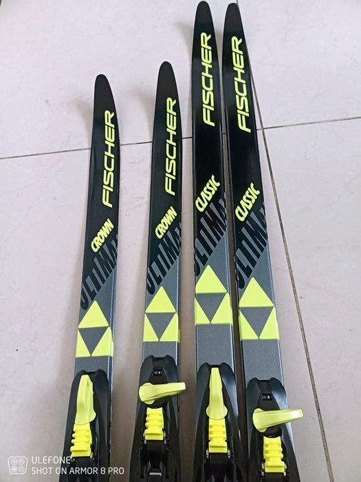 Narty biegowe Fischer Ultimate z wiązaniem Fischer NNN IFP
