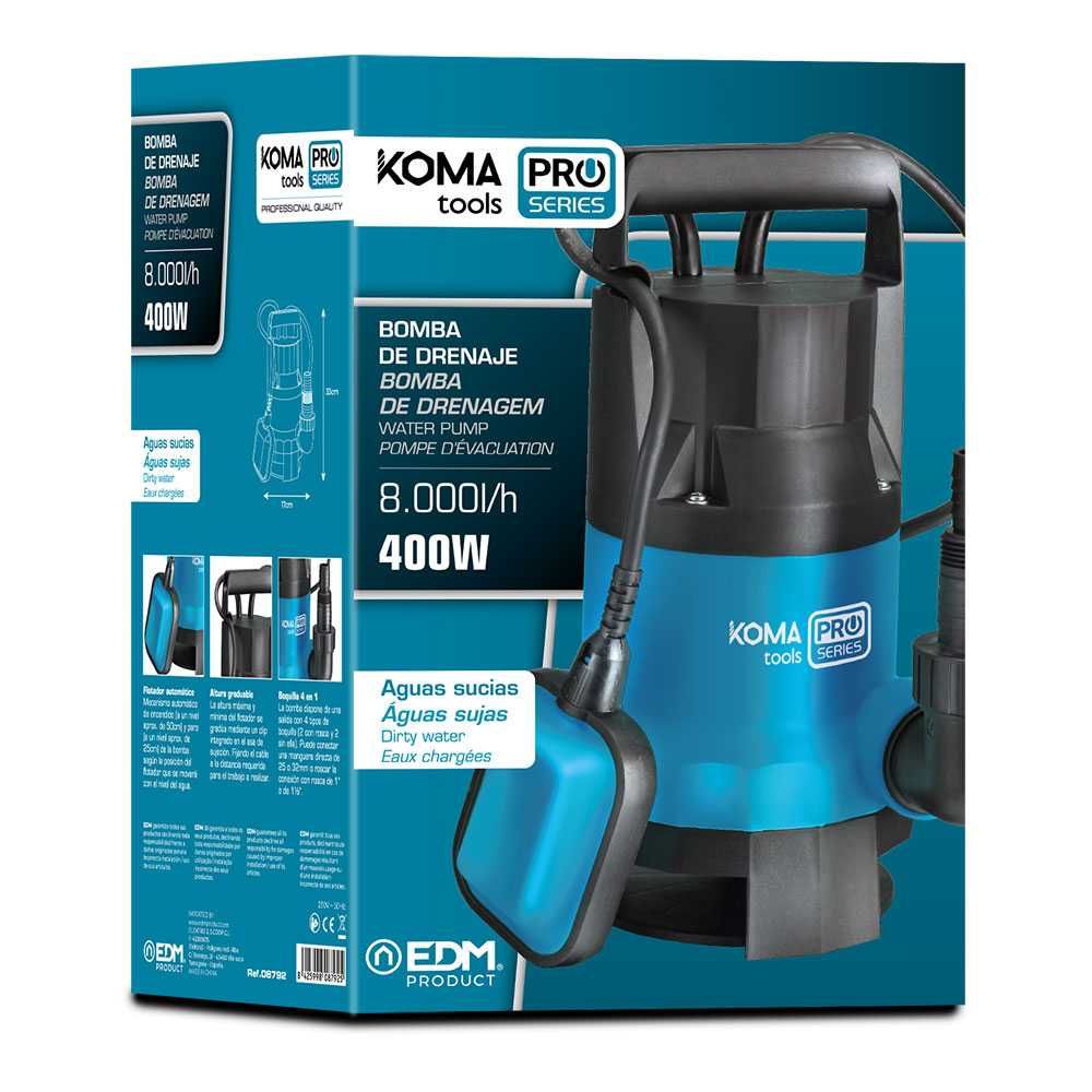 Bomba de Agua electrica 400W 8000Lt/hora nova