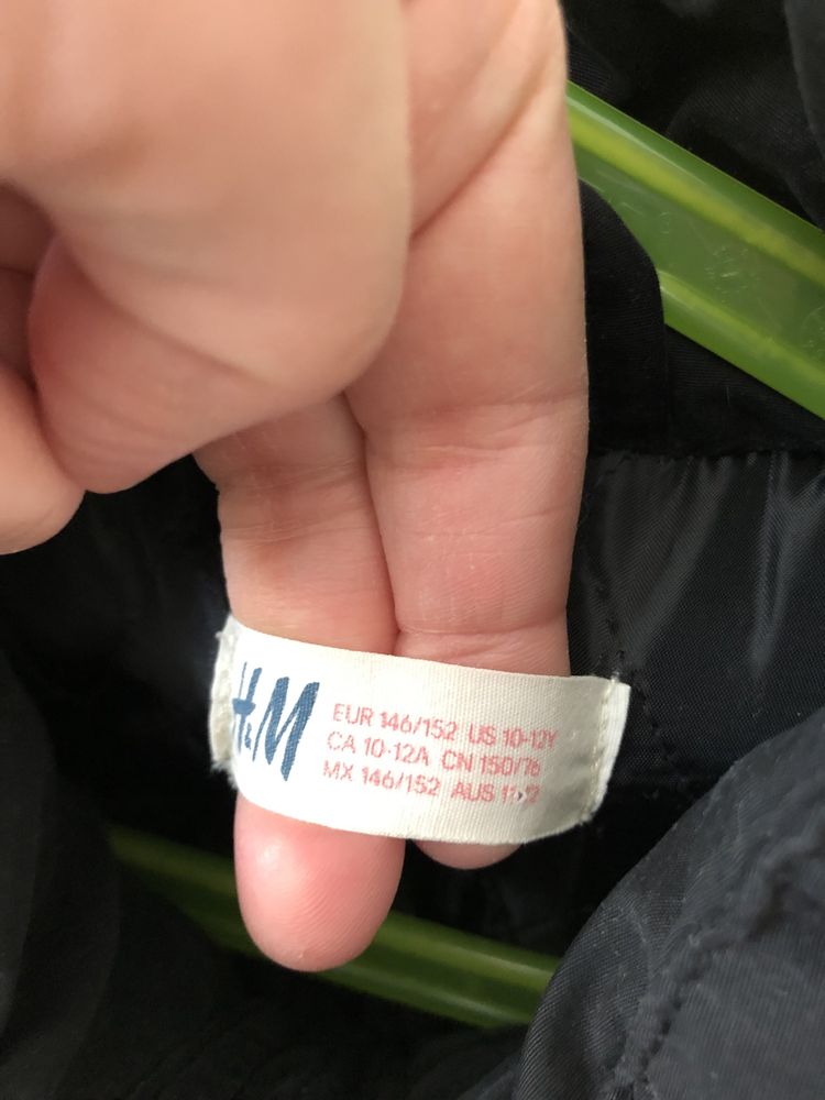 Kurtka kurteczka 146 152 h&m 10-11 parka 11-12 przejściowa