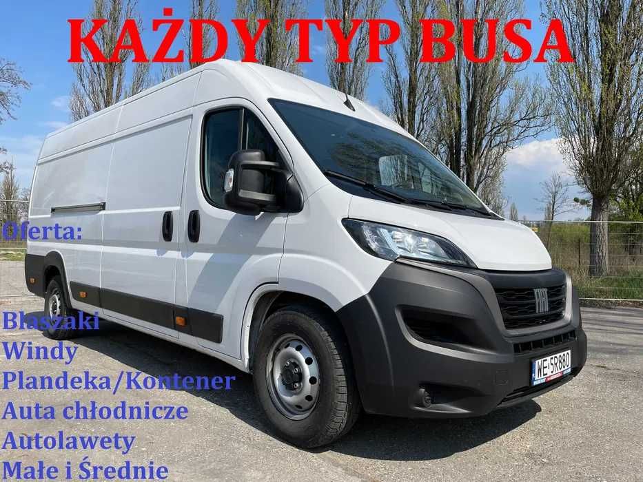 Bez dodat opłat! Długoterminowy wynajem busa aut busów dostawczych