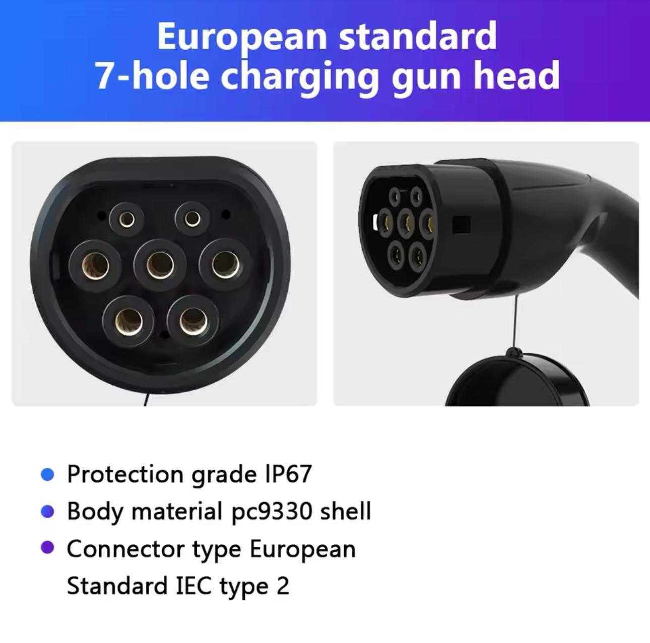 Carregador Portátil 3,5 kw - 16A -Tipo 2 - c/ Bolsa oferta