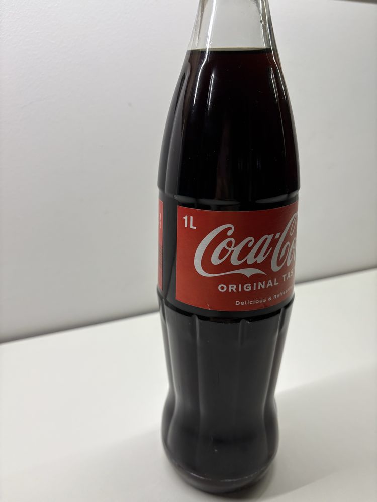 Coca Cola limitowana edycja! 1 litr w szklanej butelce