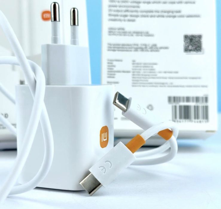 Зарядний блок+ кабель 67w зарядний пристрій Xiaomi GaN PD67W Type-C