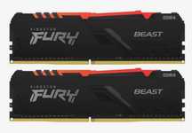 Pamięć RAM RGB DDR4 Kingston FURY BEAST 16GB (2x8GB) 3200MHz