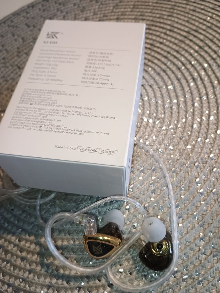 KZ EDA - zestaw hi-fi słuchawek w 3 wersjach