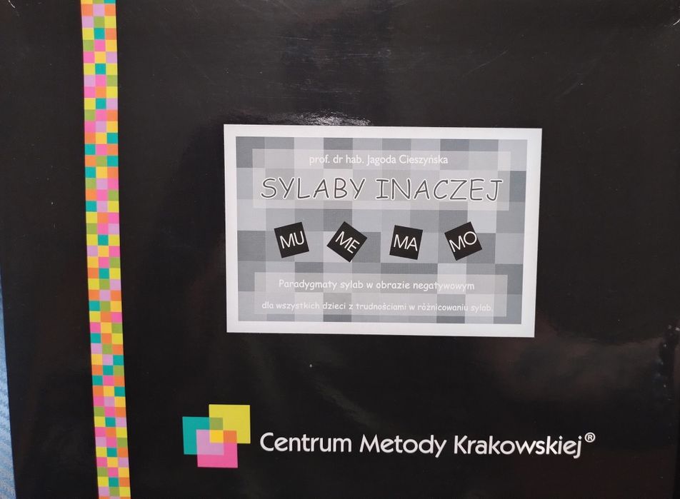 "Sylaby Inaczej" J. Cieszyńska paradygmaty sylab logopedyczne
