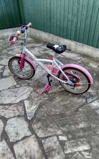 Bicicleta decathlon menina 6-8 anos usada roda 16"