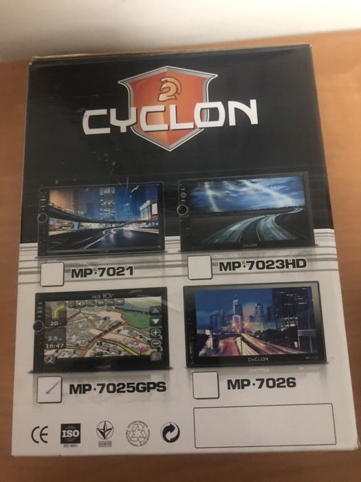 Магнітола 2din універсальна циклон cyclin