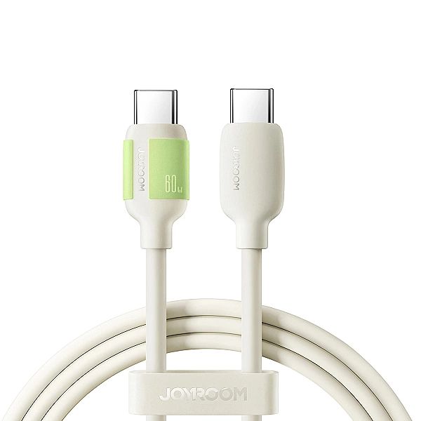 Kabel Joyroom S-A53/60W USB-C - USB-C z fluorescencyjną końcówką 2 m -
