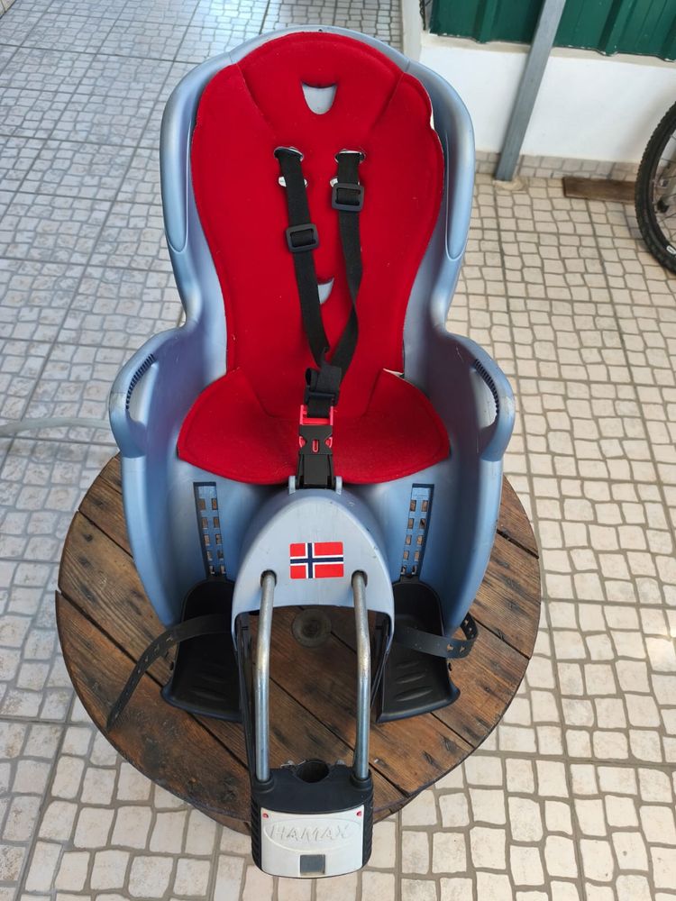 Cadeirinha para bicicleta, de bebé