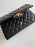 Czarna chanel Medium Flap