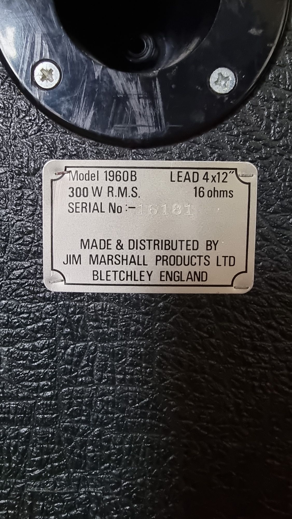 Kolumna gitarowa Marshall 1960B JCM800 Celestion G12T-75 White Label