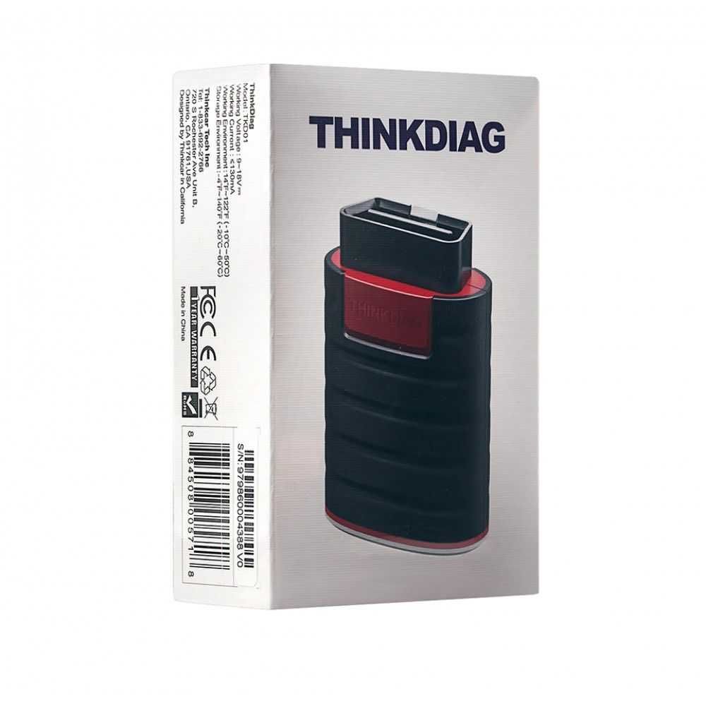 Мультимарочний сканер Thinkcar ThinkDiag ліцен.+подовжувач