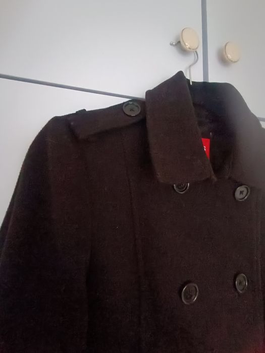 Casaco preto de fazenda da GUESS, tam.M