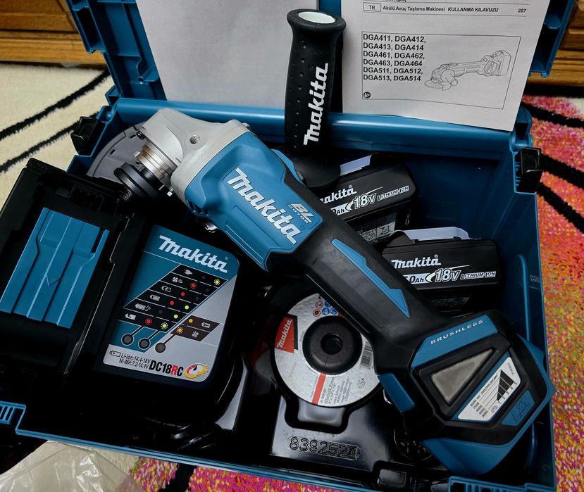 Makita DGA511RTJ flex szlifierka Aku nową oryginał