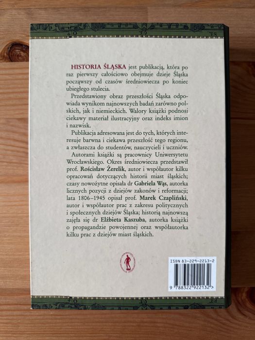 HISTORIA ŚLĄSKA Marek Czapliński 2002 JAK NOWA