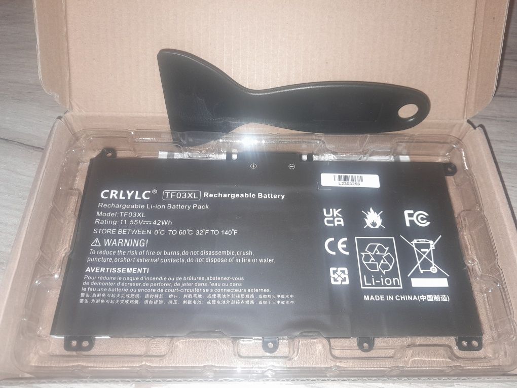 Bateria do laptopa hp crlylc tf03xl 11,55v 42wh  zamiennik