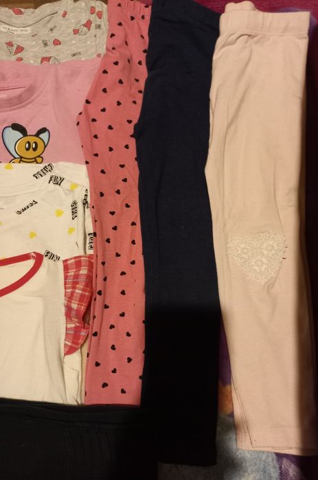 Paka zestawu ubrań dla dziewczynki z Fox&Bunny roz104cm 3/4/5 lat