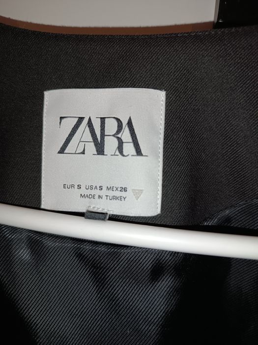 Kamizelka damska czarna Zara rozmiar S