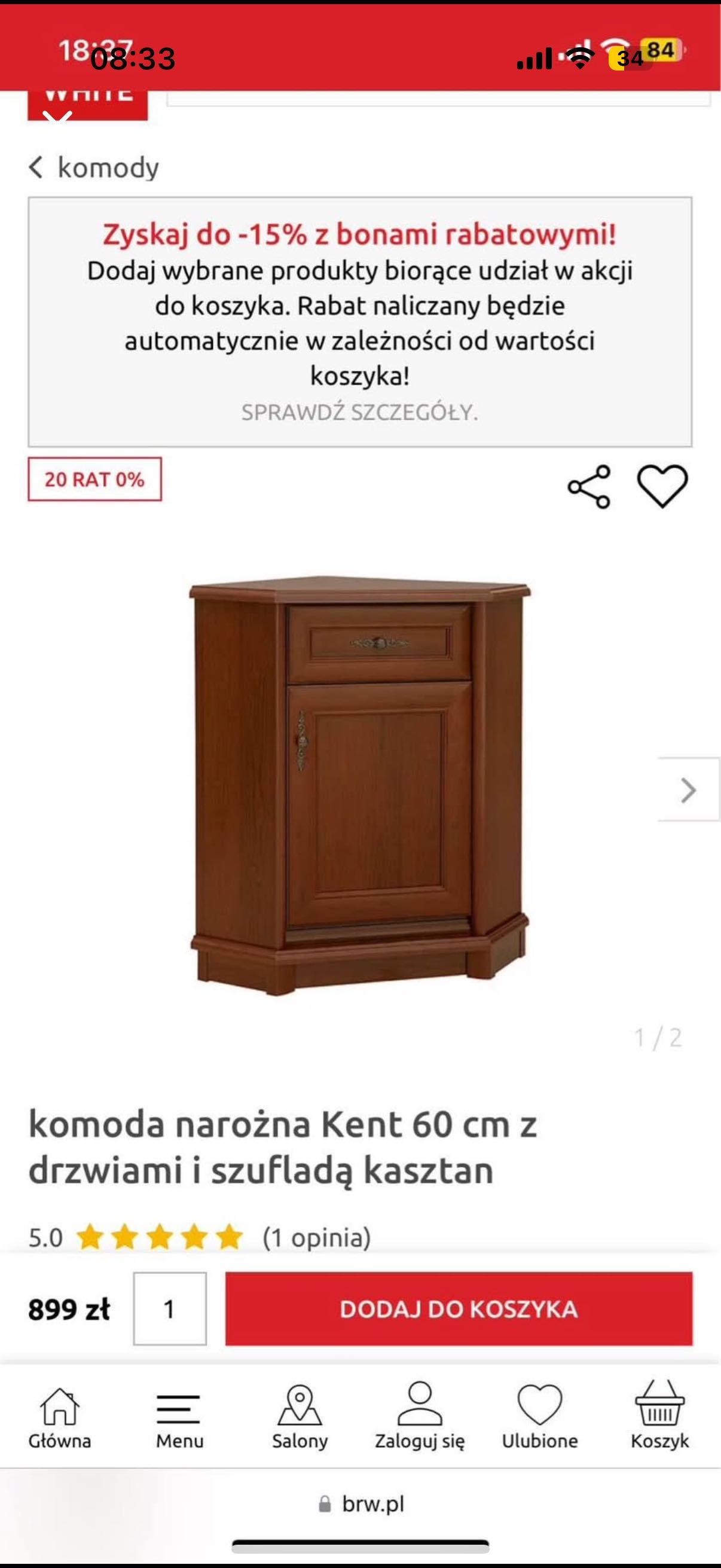 Witryna Kent brw