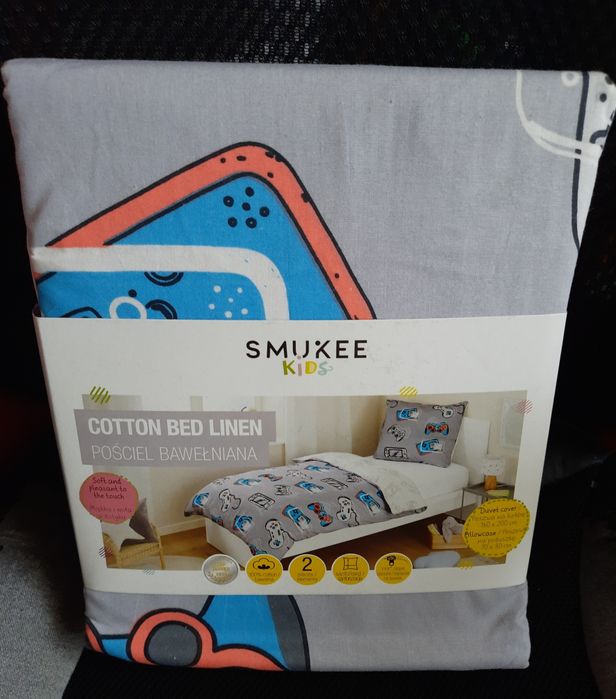 Pościel dziecięca w pady gamer, Smukee