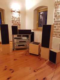 Zestaw kina domowego, system audio/amplituner DENON/odtwarzacz DVD DEN