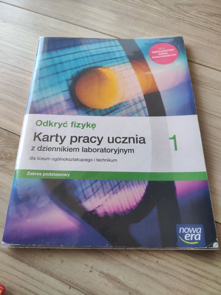 Odkryć fizykę 1 karty pracy ucznia jak nowe
