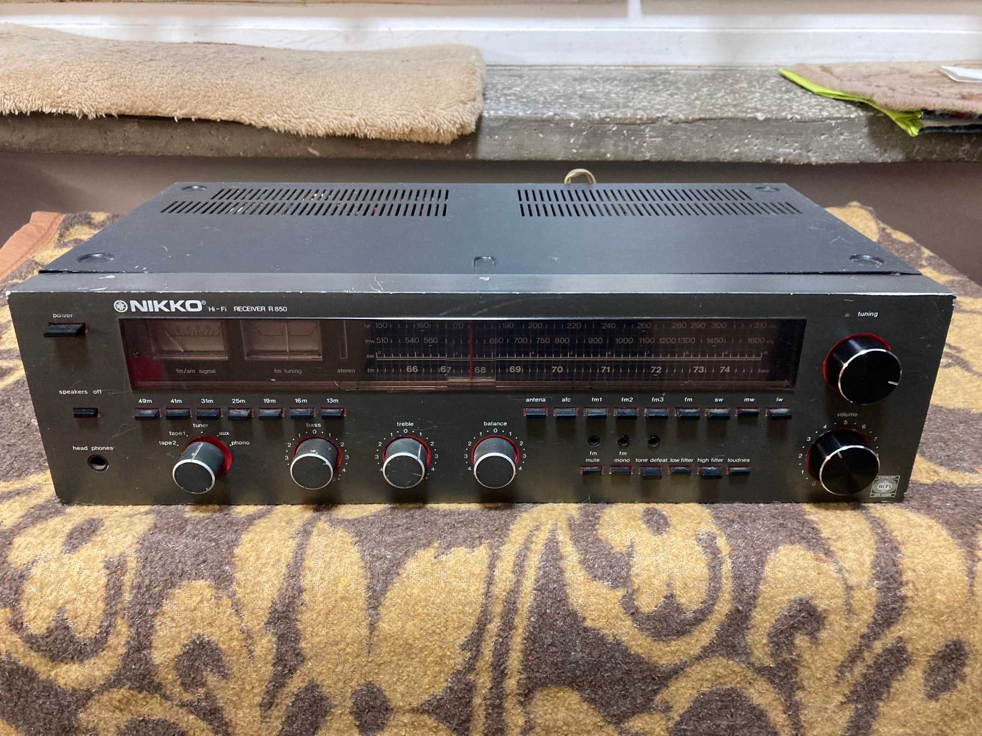 Amplituner wzmacniacz NIKKO R850 R 850 (Unitra ZRK AT9100)